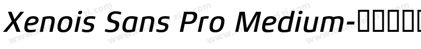 Xenois Sans Pro Medium字体转换